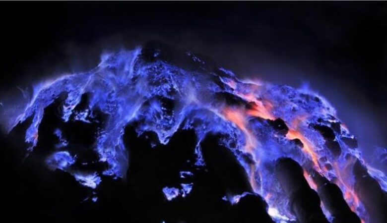 Ijen Volcano Blue Fire